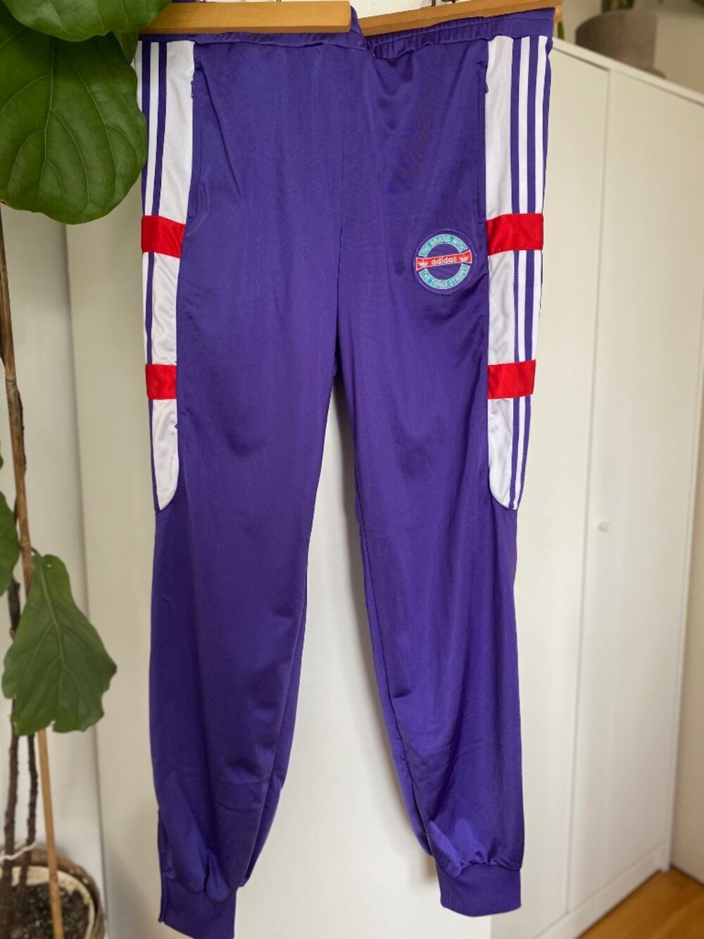 Vintage Adidas Track Pants Men Size Large Track Suit